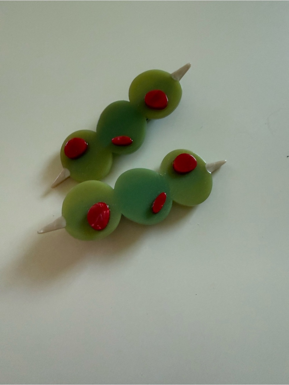Olive Barrette Set